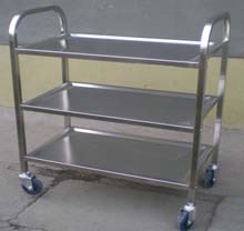 不銹鋼三層餐車 不銹鋼三層餐車